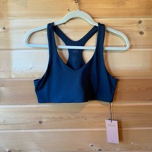 LOLA V-neck bra in navy